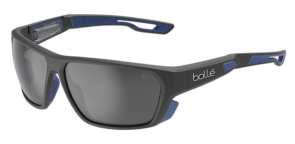 Sunglasses Bolle Airfin BS034004 Black Matte Blue 63 13