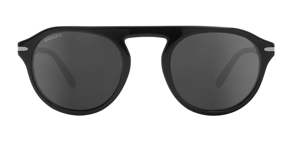 Sunglasses Serengeti Arthur 744003 Shiny Black 52 24
