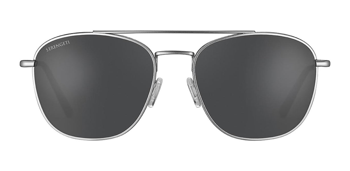Sunglasses Serengeti Carroll Large 598001 Matte Silver 58 18