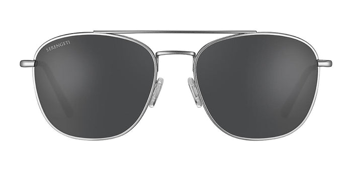 Serengeti Carroll Large 598001 Matte Silver 58 18 太阳镜 — vista 2