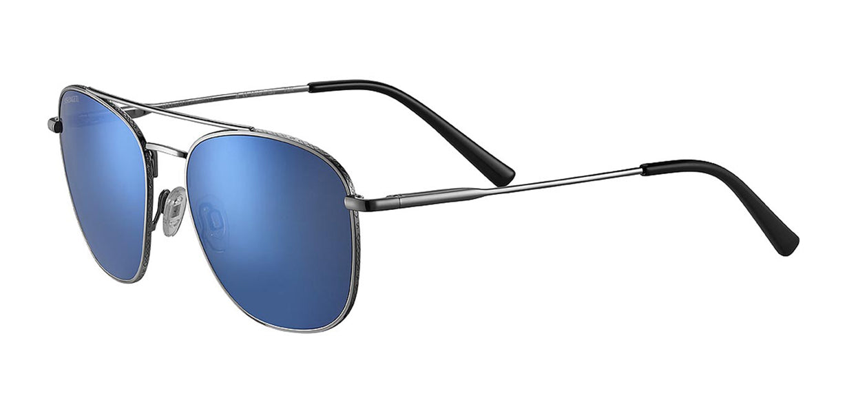 Sunglasses Serengeti Carroll Large 598002 Shiny Gunmetal 58 18