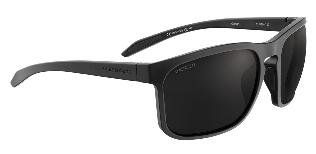 Sunglasses Serengeti Carson 750007 Matte Black 61 19