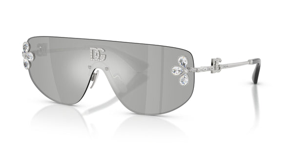 Dolce & Gabbana DG2333B 05/8V 38 138 太阳镜银色金属方形