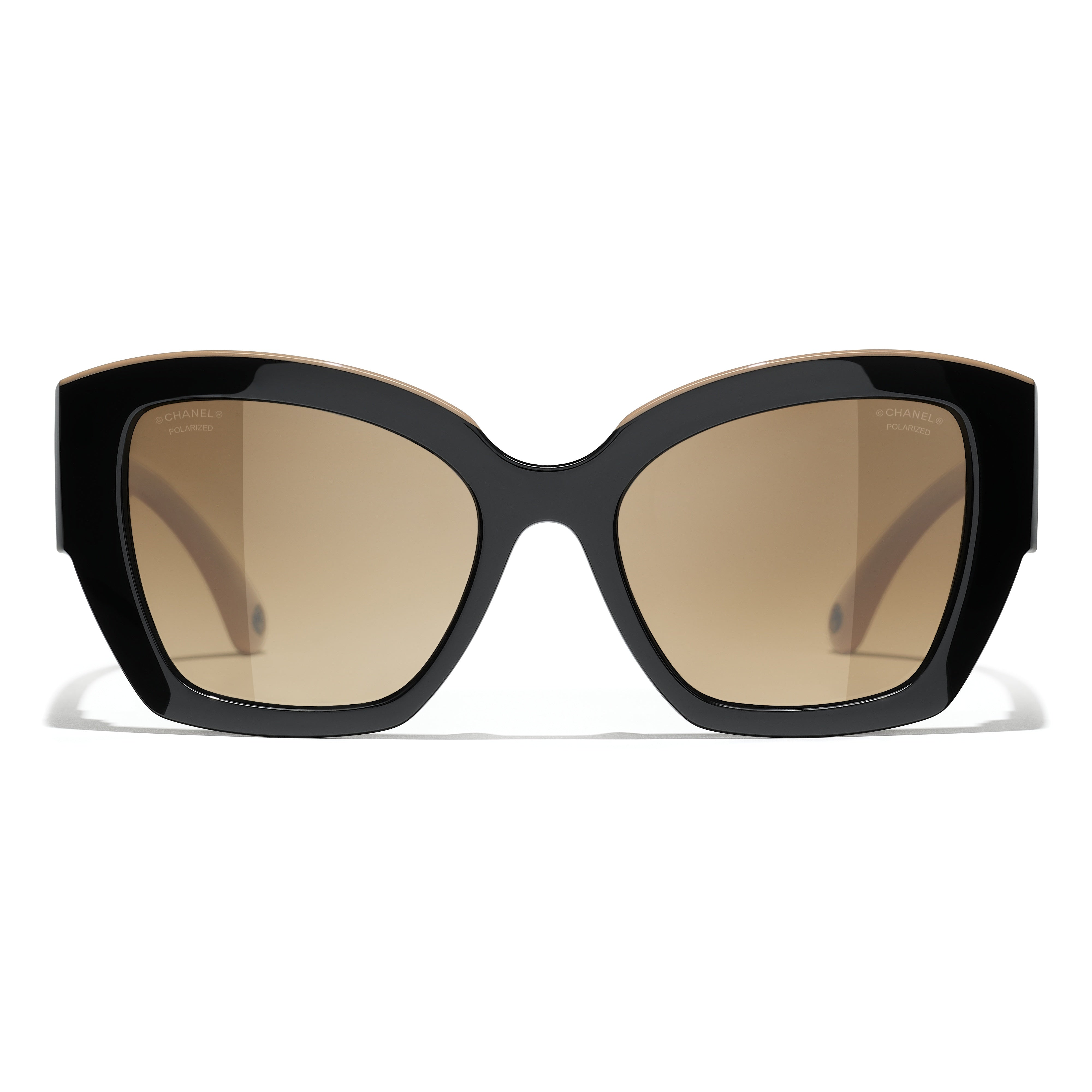 Gafas de Sol CHANEL 6058 Negro y Beige 53 19 140 - Vista 2