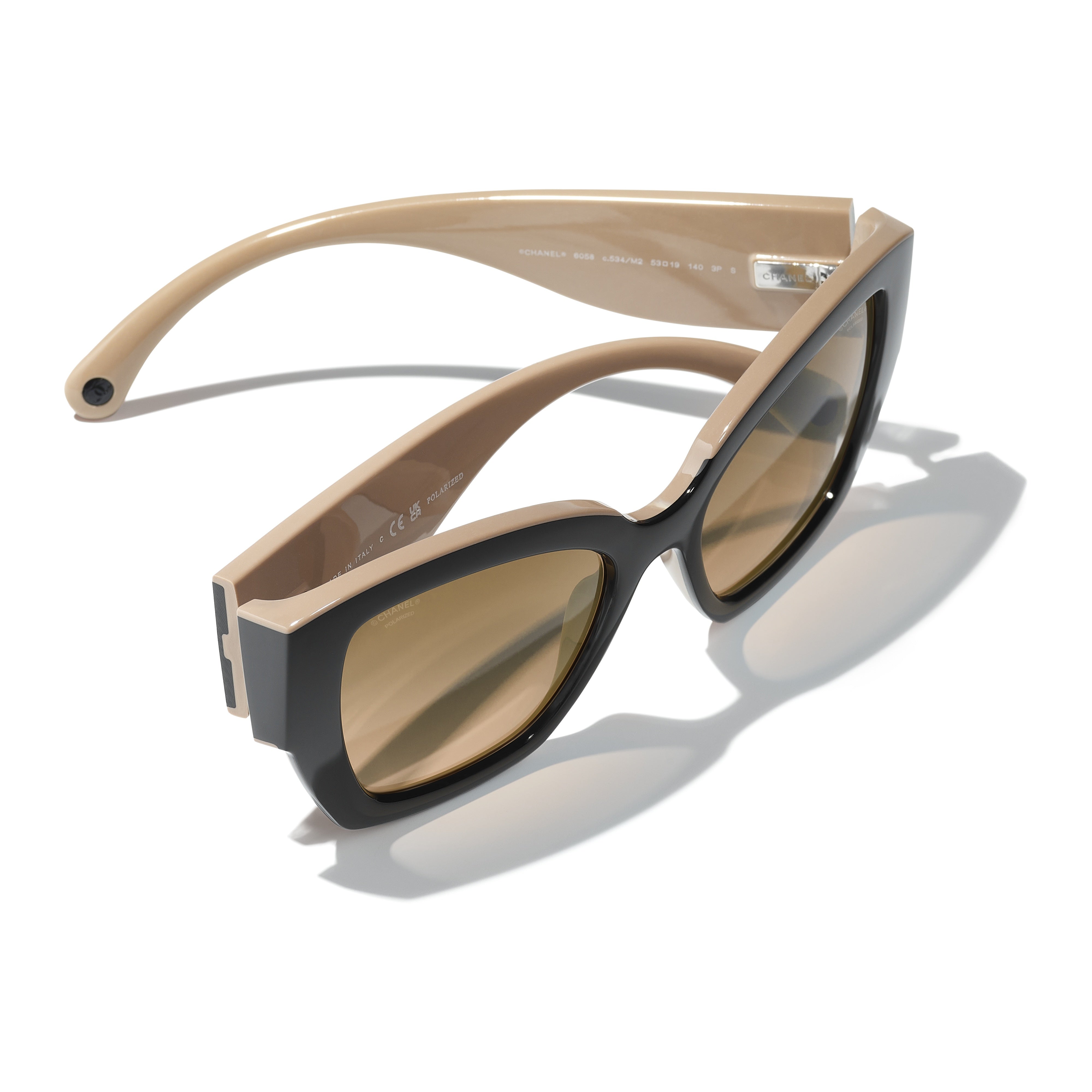 Gafas de Sol CHANEL 6058 Negro y Beige 53 19 140 - Vista 4