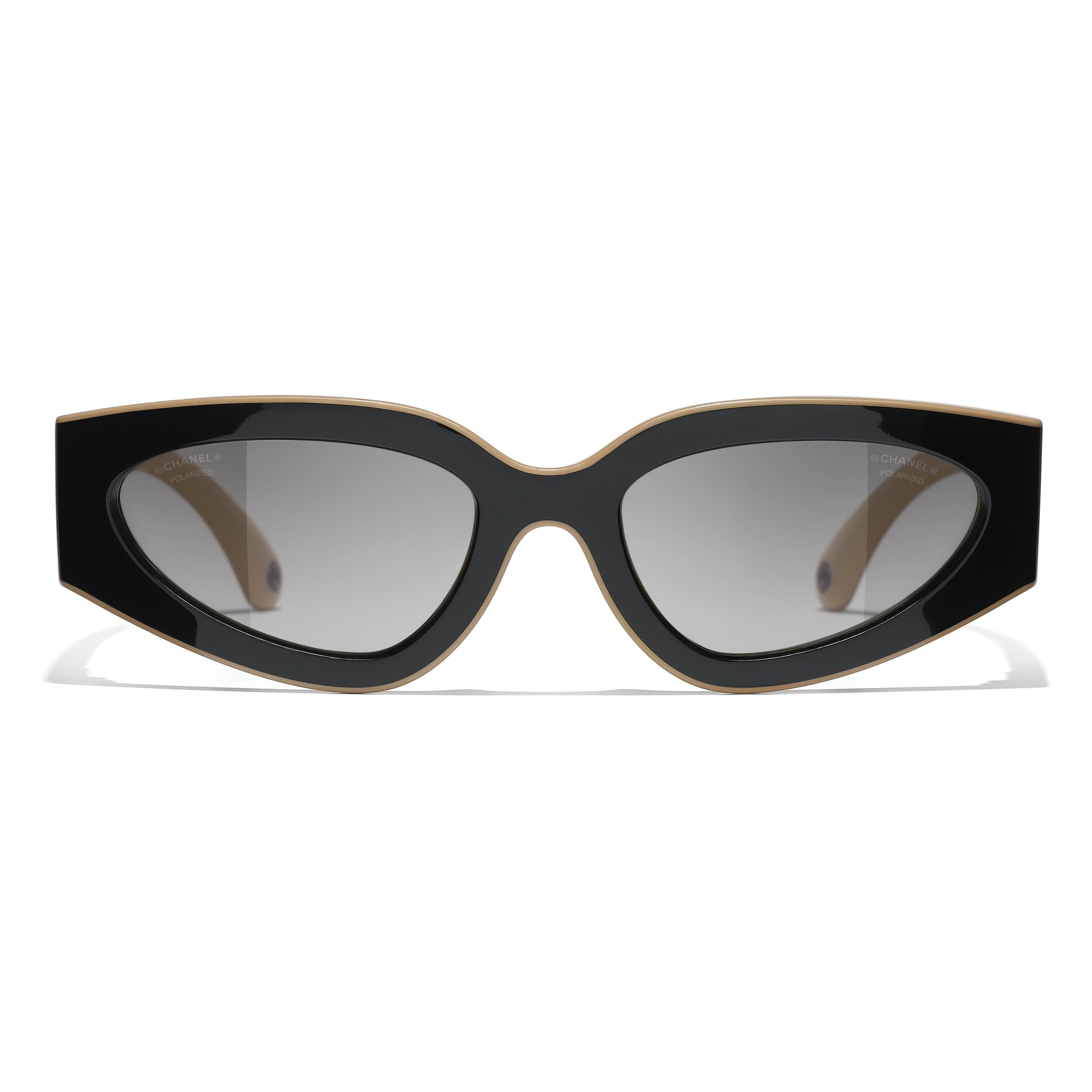 Gafas de Sol CHANEL 6056 Negro y Beige 54 20 140 - Vista 2