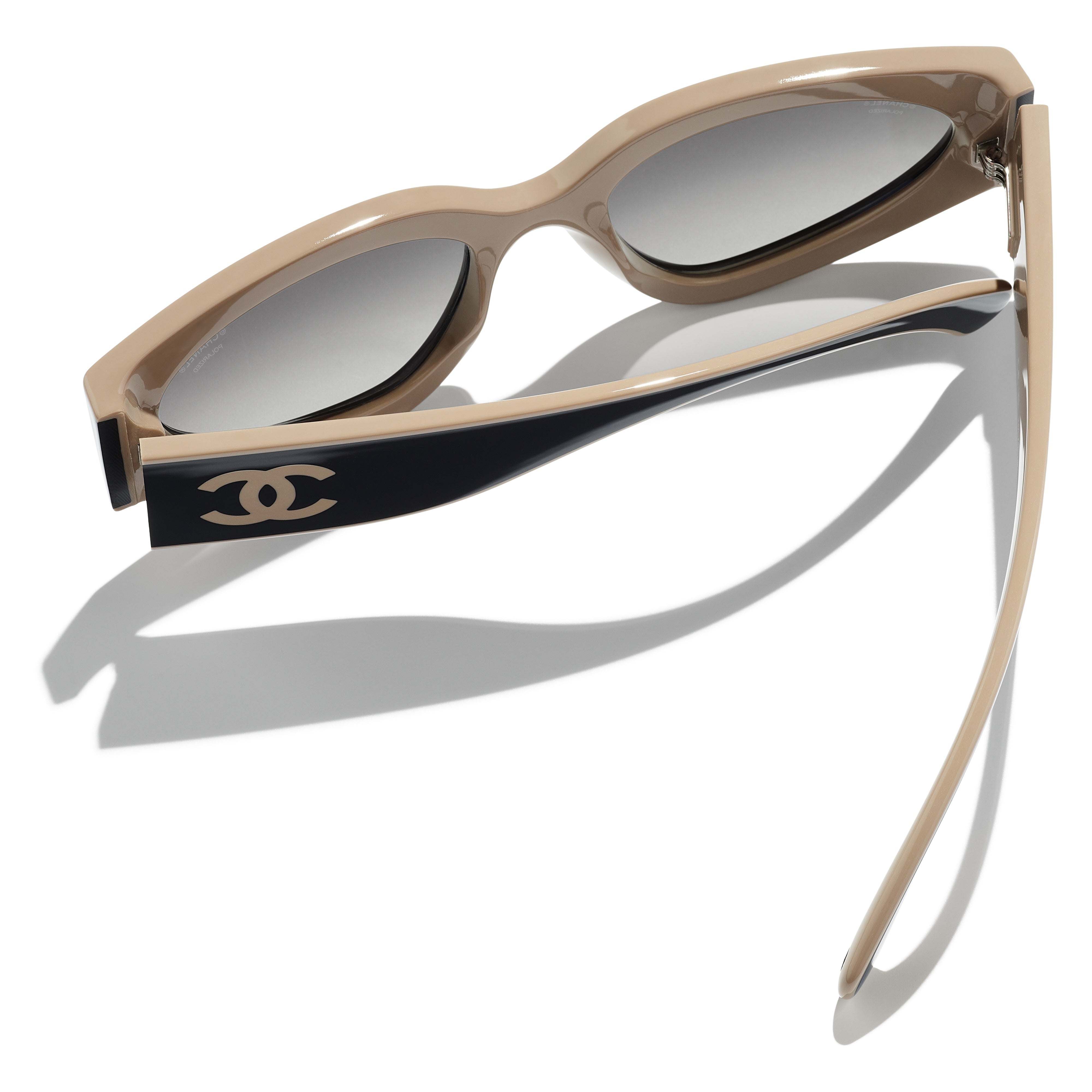Gafas de Sol CHANEL 6056 Negro y Beige 54 20 140 - Vista 4