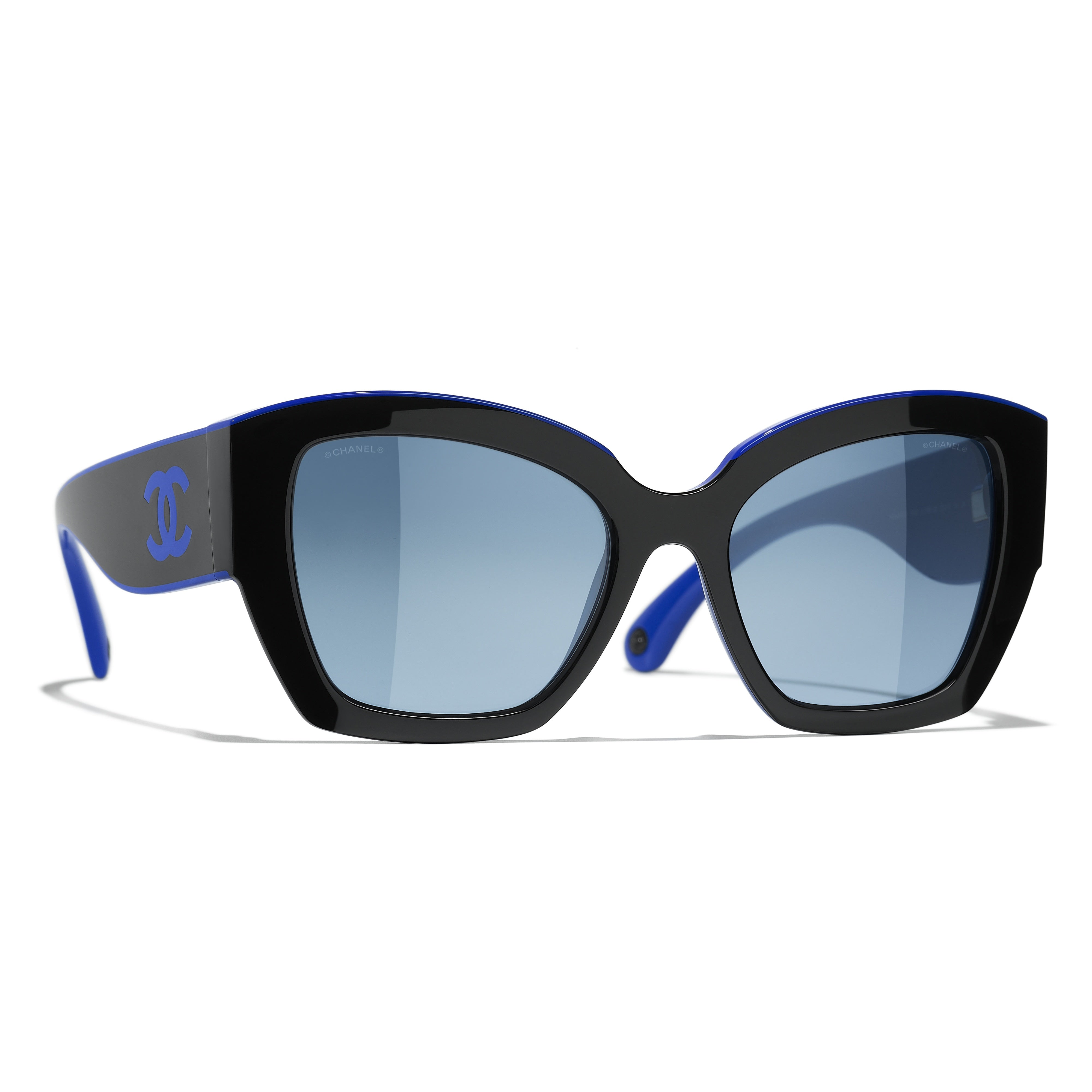 Gafas de Sol CHANEL 6058 Negro y azul 53 19 140