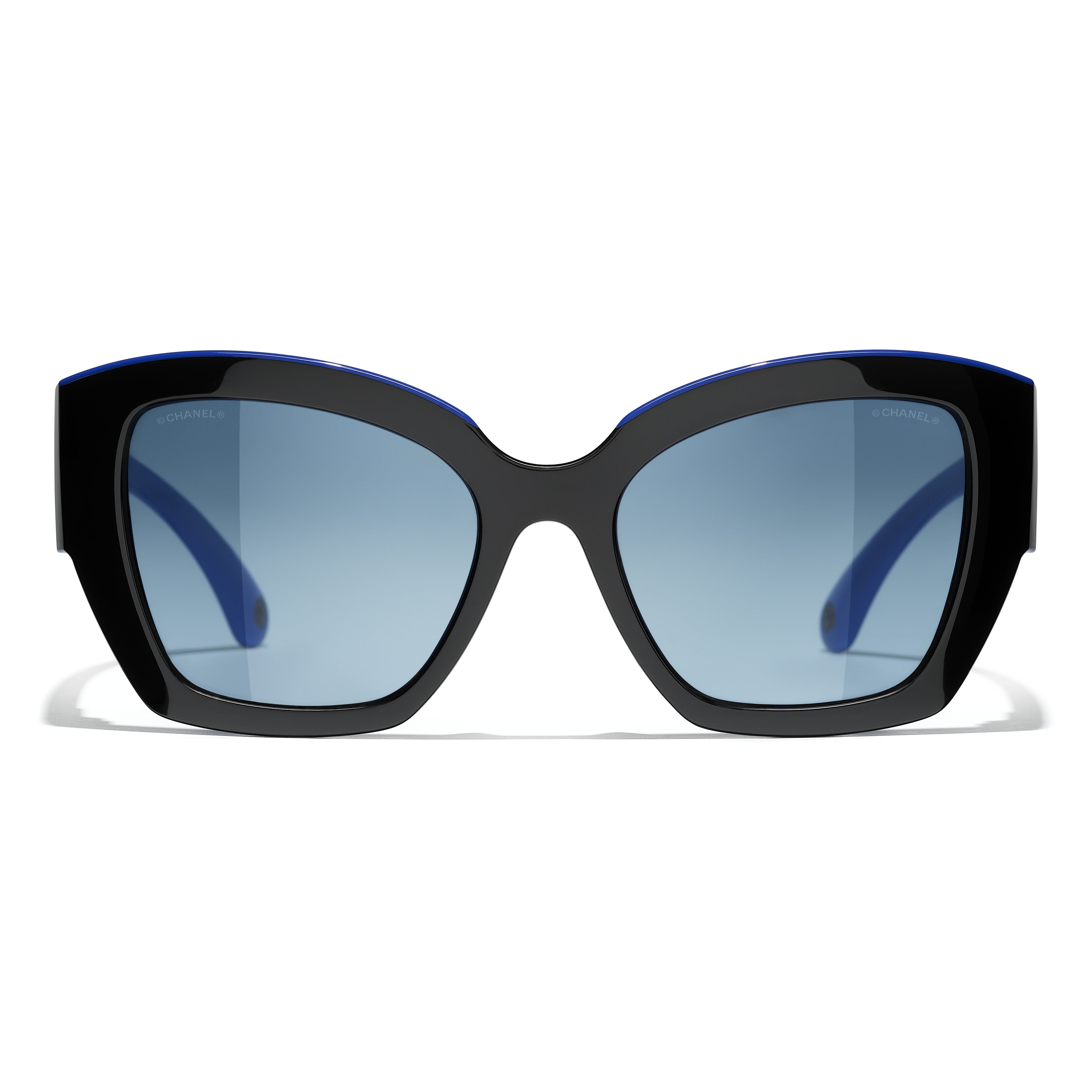 Gafas de Sol CHANEL 6058 Negro y azul 53 19 140 - Vista 2