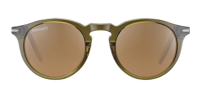 Gafas de Sol Serengeti Raffaele 041004 Shiny Crystal Dark Gr 48 23 — vista 2