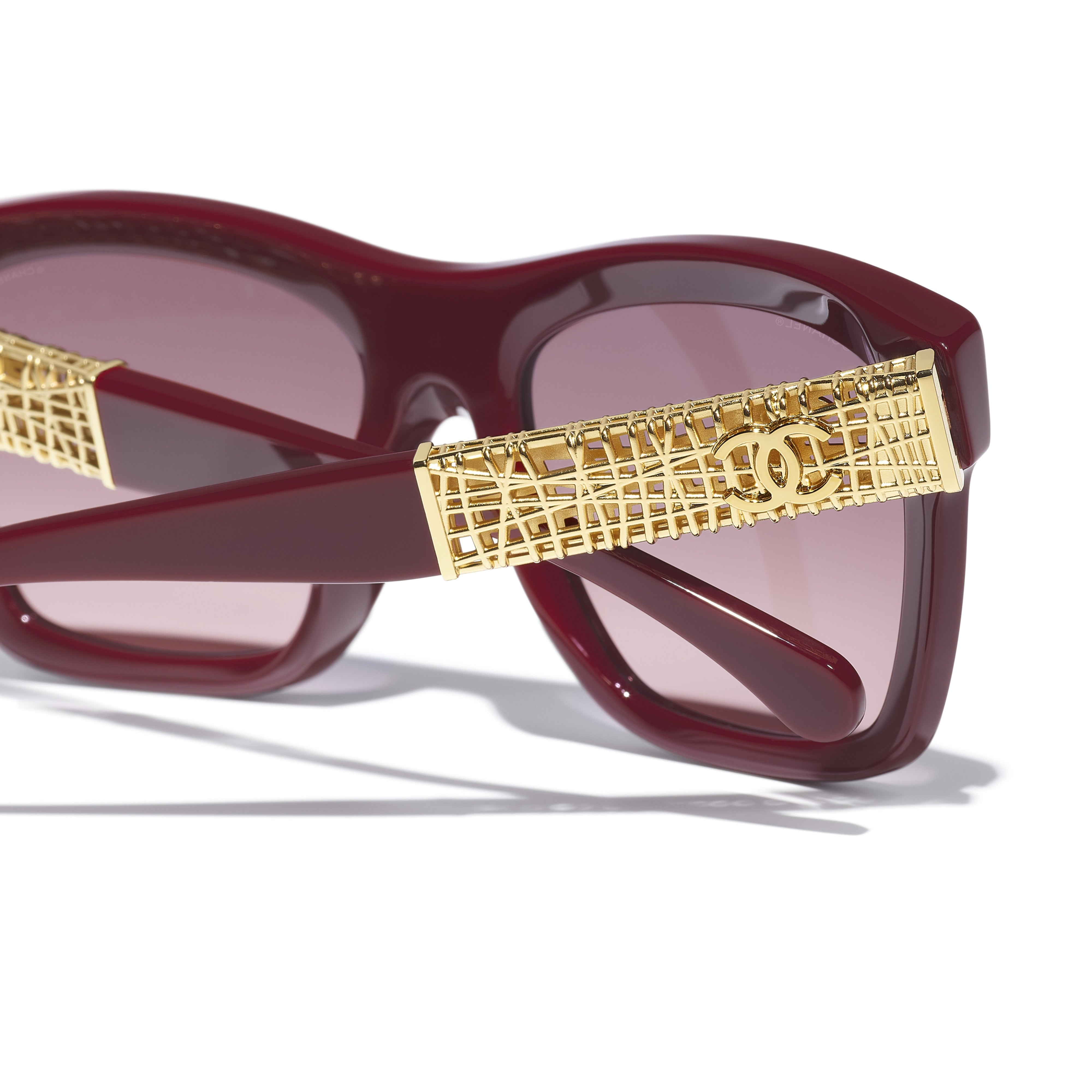 Gafas de Sol CHANEL 5533 Rojo pardo 54 18 140 - Vista 4