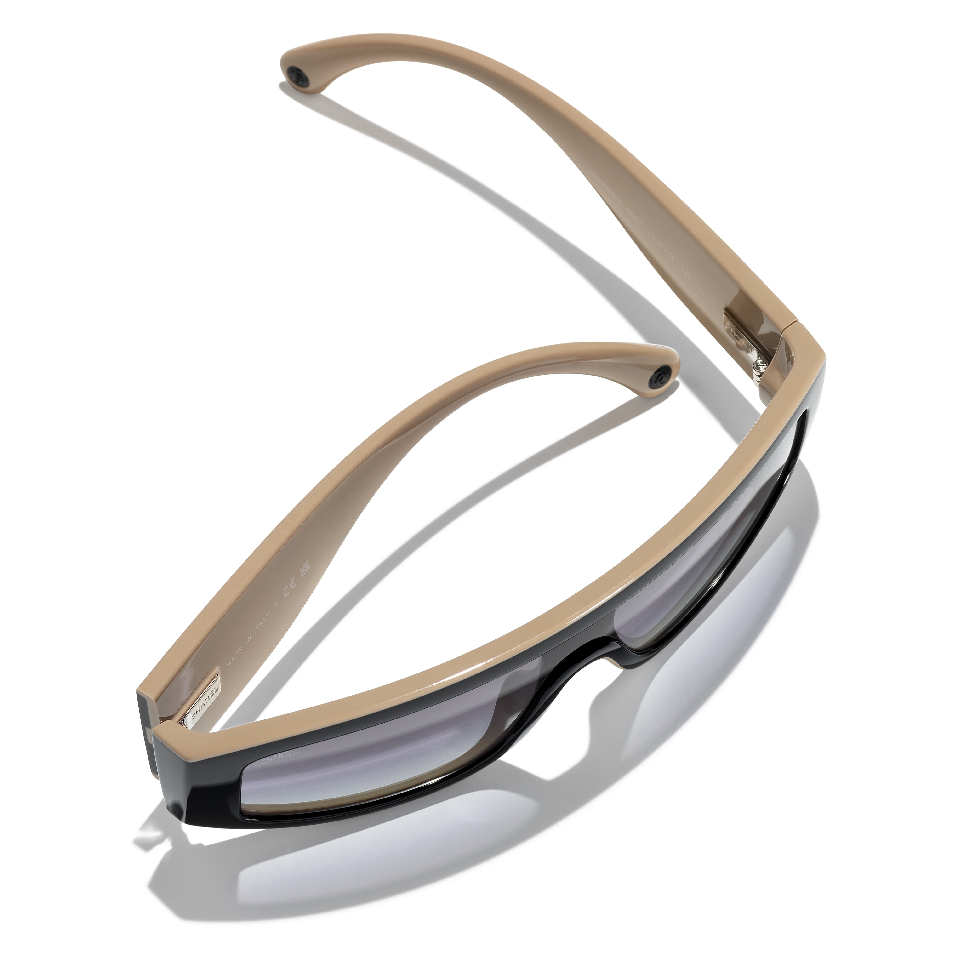 Gafas de Sol CHANEL 6057 Negro y Beige 62 140 - Vista 4