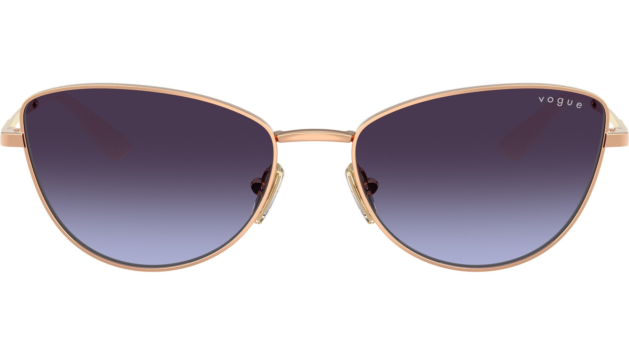 Vogue Eyewear VO4324S太阳镜 51524Q玫瑰色 女士金属蝴蝶镜架