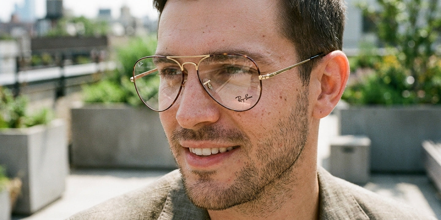 Gafas Graduadas Ray-Ban AVIATOR RX6489 3175 - estilo de vida