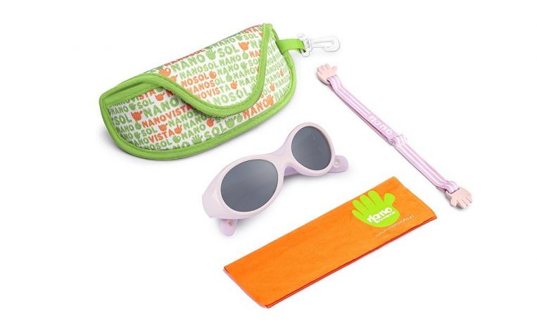 Sonnenbrillen Nanovista NS Nanito XS Rosa-Lila 40 16