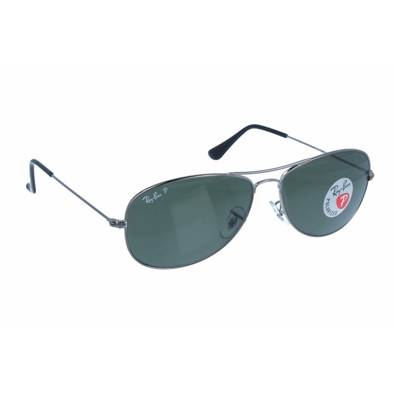 Les lunettes de soleil COCKPIT en Gunmetal et Vert - RB3362