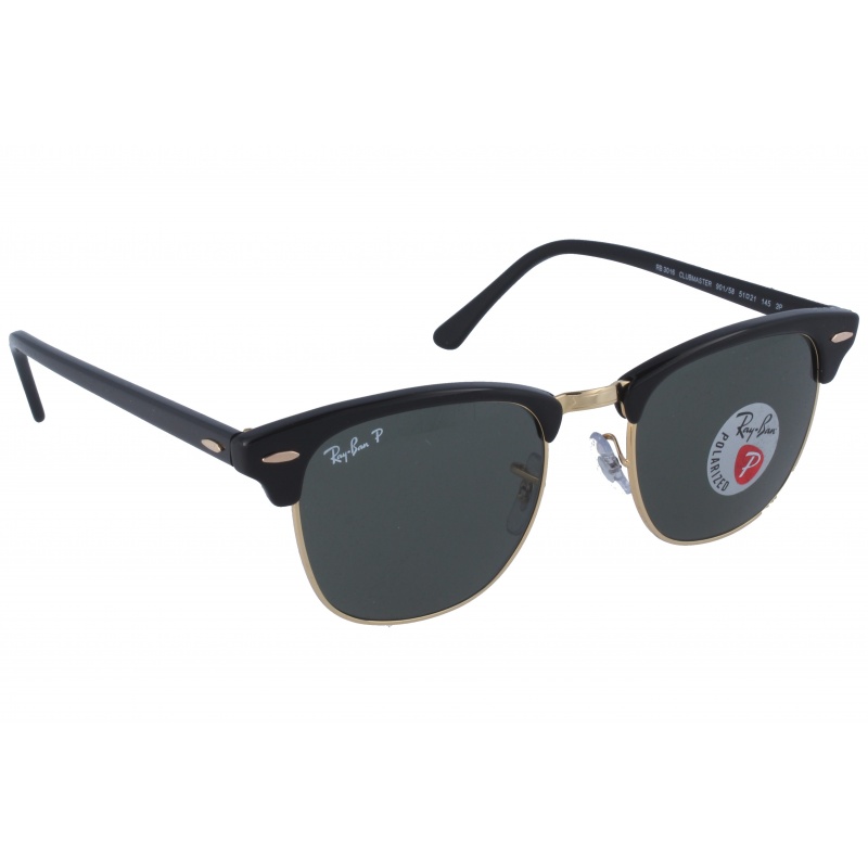 Ray-Ban Clubmaster RB3016 901/58 51 21 Sunglasses