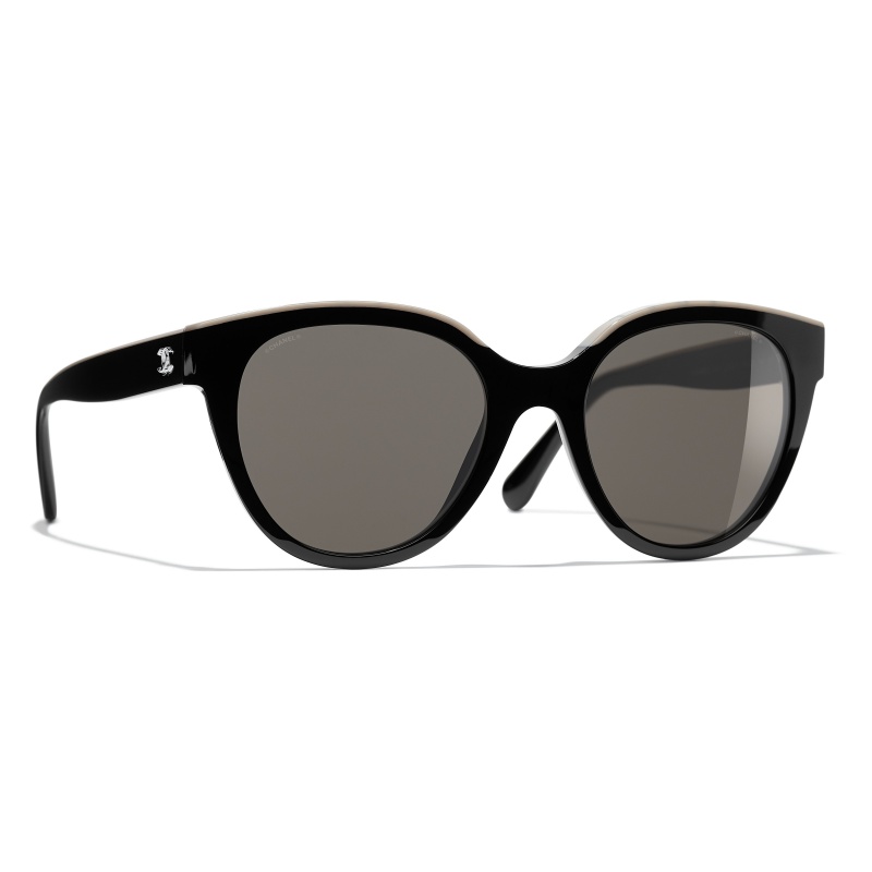 Chanel two hot sale tone sunglasses