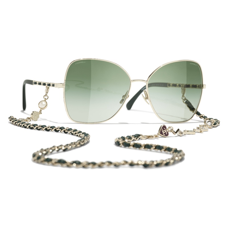 Cập nhật hơn 72 về chanel gold chain sunglasses hay nhất - f5 fashion