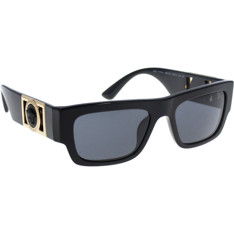 Versace, Accessories, Versaceve446 530580 Sunglasses Transparent Grey  Dark Blue Pilot Unisex