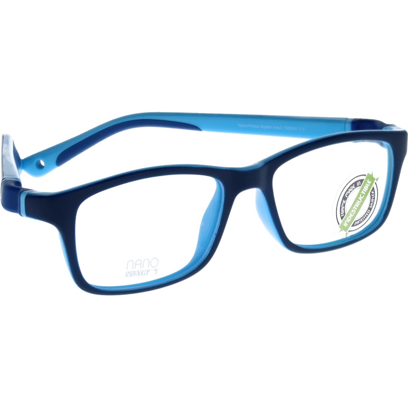 Nanovista NAO Crew Bicolor 3.0 Marino Mate-Azul 48 15