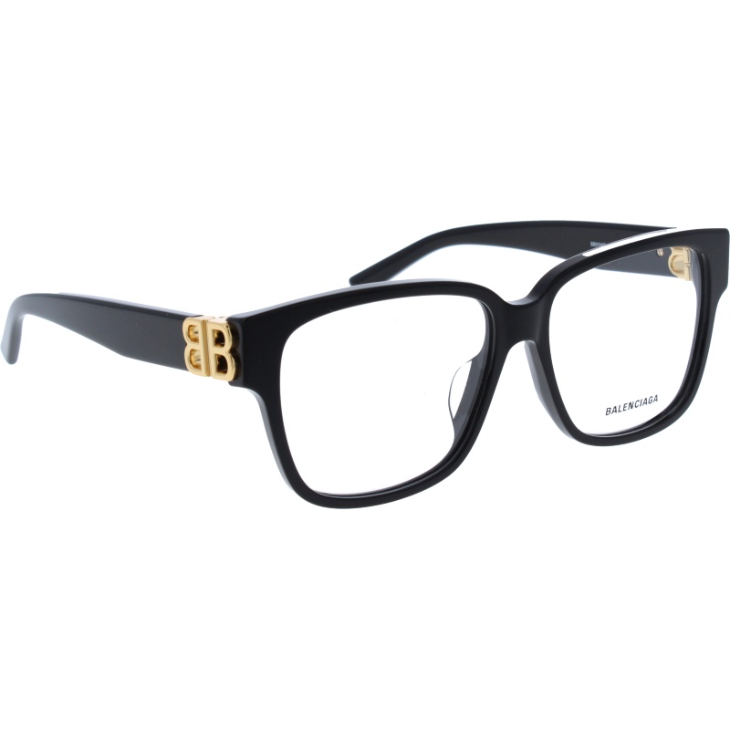 Balenciaga BB0104 001 56 14 Eyeglasses