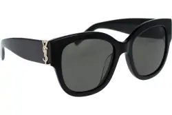 Yves Saint Laurent - SL M95/F Sunglasses - Black - Sunglasses - Saint  Laurent Eyewear - Avvenice