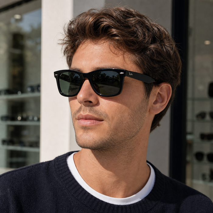 Lunettes de Soleil Ray-Ban Wayfarer RB2140 901/58 50 22 — vista 4