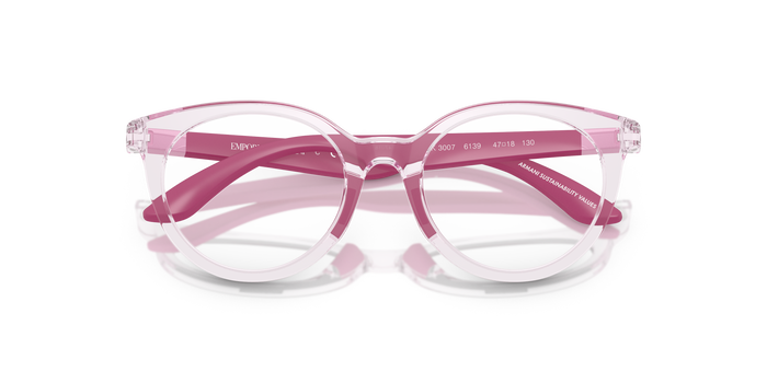 Prescription Glasses Emporio Armani Ek3007 EK3007 6139 47 18 — vista 5