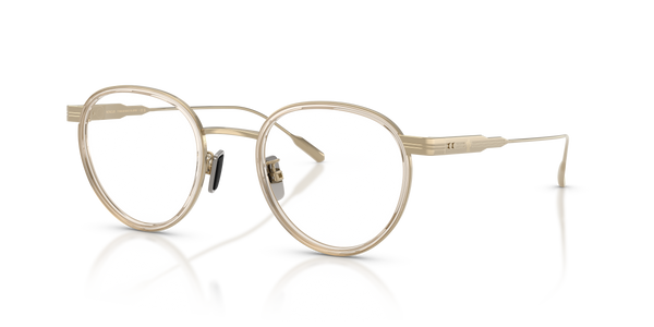 Gafas Graduadas Moncler ME1006T 1007 49 22 — vista tres cuartos