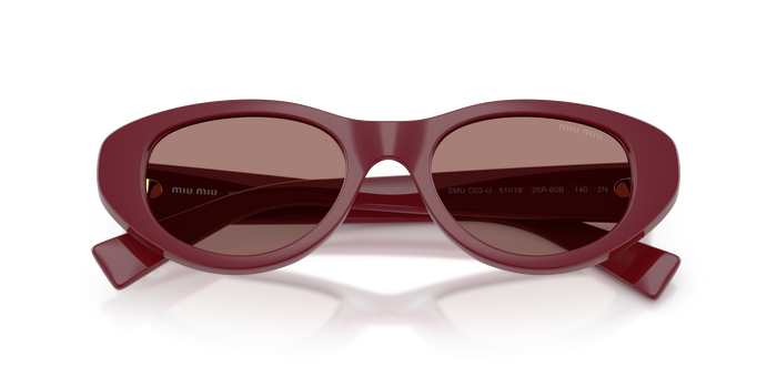 Sonnenbrille Miu Miu MUC03SU 25R60B 51 19 — vista 5