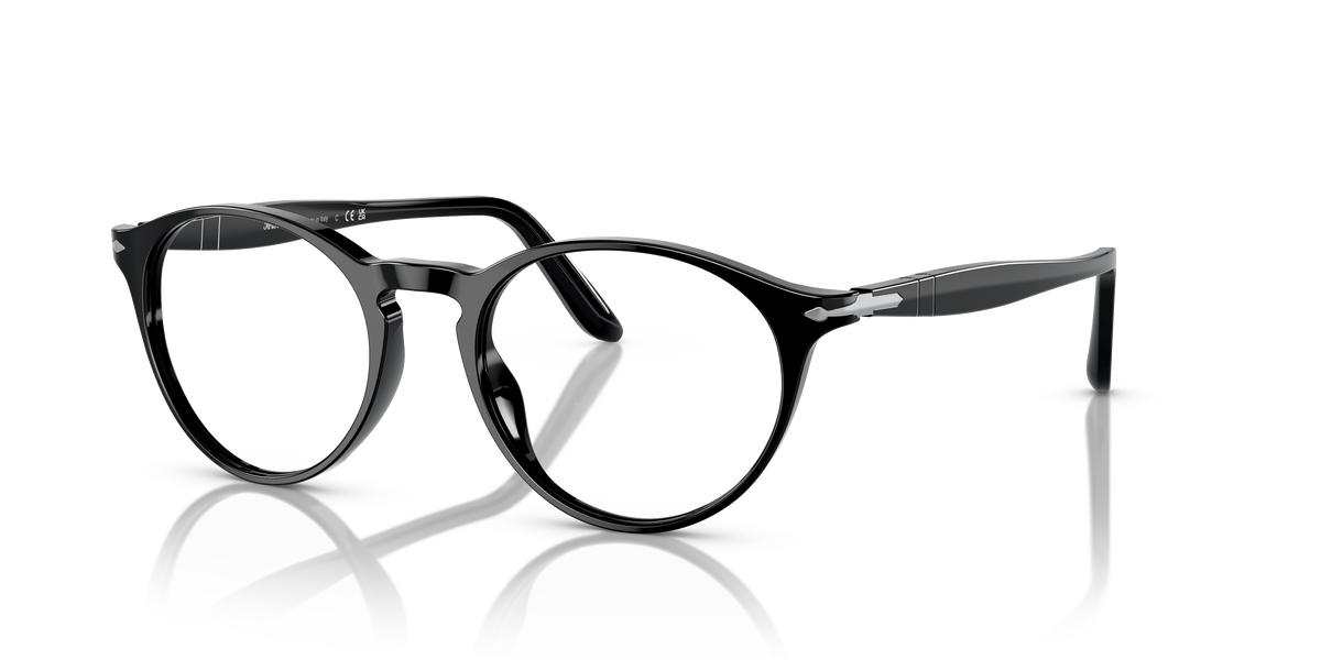Persol PO3092V 9014 光学镜架 | 醋酸纤维方形近视眼镜