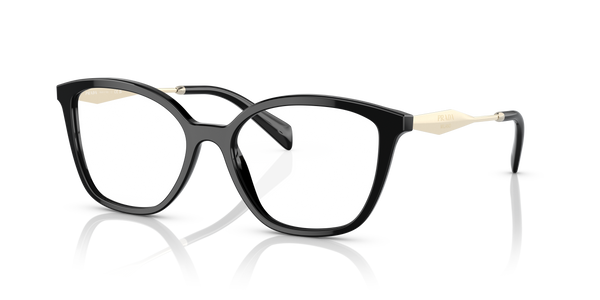 Gafas Graduadas Prada PR02ZV 1AB1O1 54 17 — vista tres cuartos