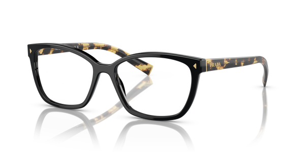 Gafas Graduadas Prada PR15ZV 3891O1 55 16 — vista tres cuartos