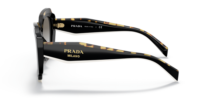 Sunglasses Prada PR16YS 01M0A7 52 19 — vista 3