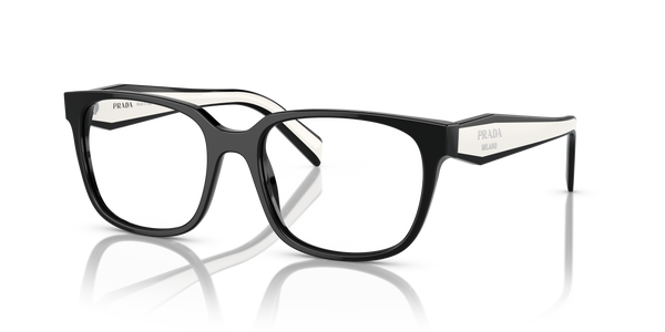 Gafas Graduadas Prada PR17ZV 1AB1O1 54 18 — vista tres cuartos