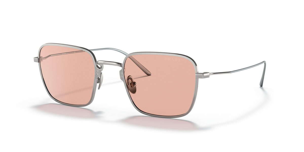Prada PR54WS 05Q03F 52 22 太阳镜 钛合金矩形镜框 UV400