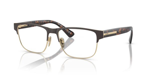 Gafas Graduadas Prada PR57ZV 01U1O1 56 17 — vista tres cuartos