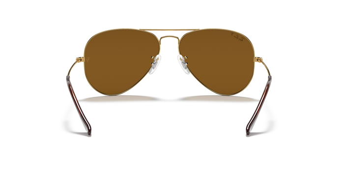 Ray-Ban RB3025 001/57 62 14 金属飞行员太阳镜 — 图片 4