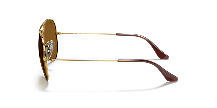 Ray-Ban RB3025 001/57 62 14 金属飞行员太阳镜 — 图片 3