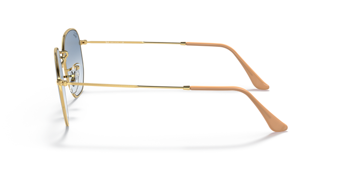 Ray-Ban RB3548 001/3F 六边形金属太阳镜 51-21/54-21 — 图片 3