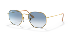 Ray-Ban RB3548 001/3F 六边形金属太阳镜 51-21/54-21
