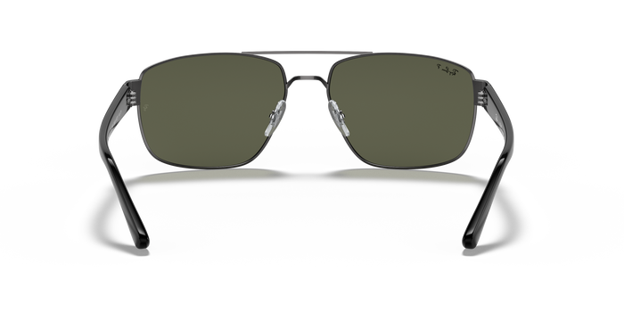 Ray-Ban RB3663 004/58 60 17 太阳镜 Unisex 金属镜架 — 图片 4