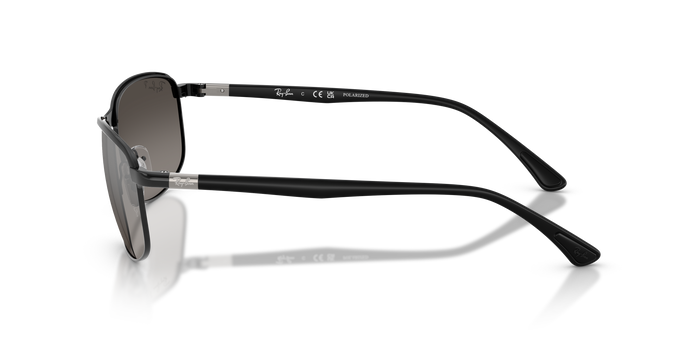 Ray-Ban RB3671CH 186/5J 60 16 太阳镜 时尚金属铬镜 — 图片 3