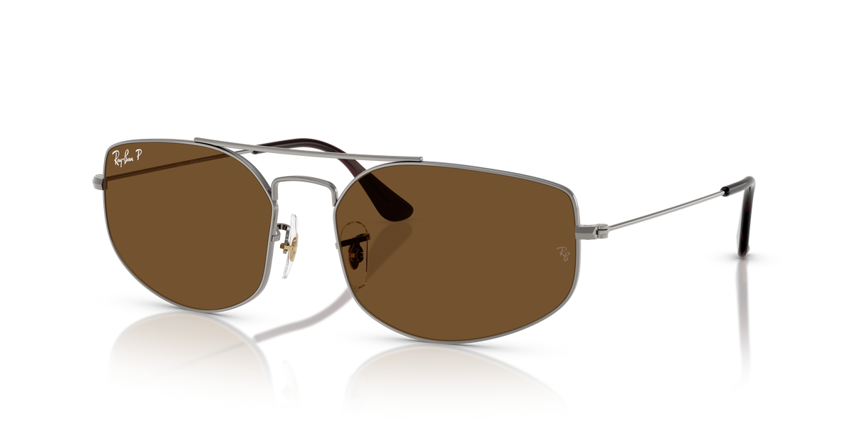 Ray-Ban RB3845 004/57 太阳镜 Gunmetal