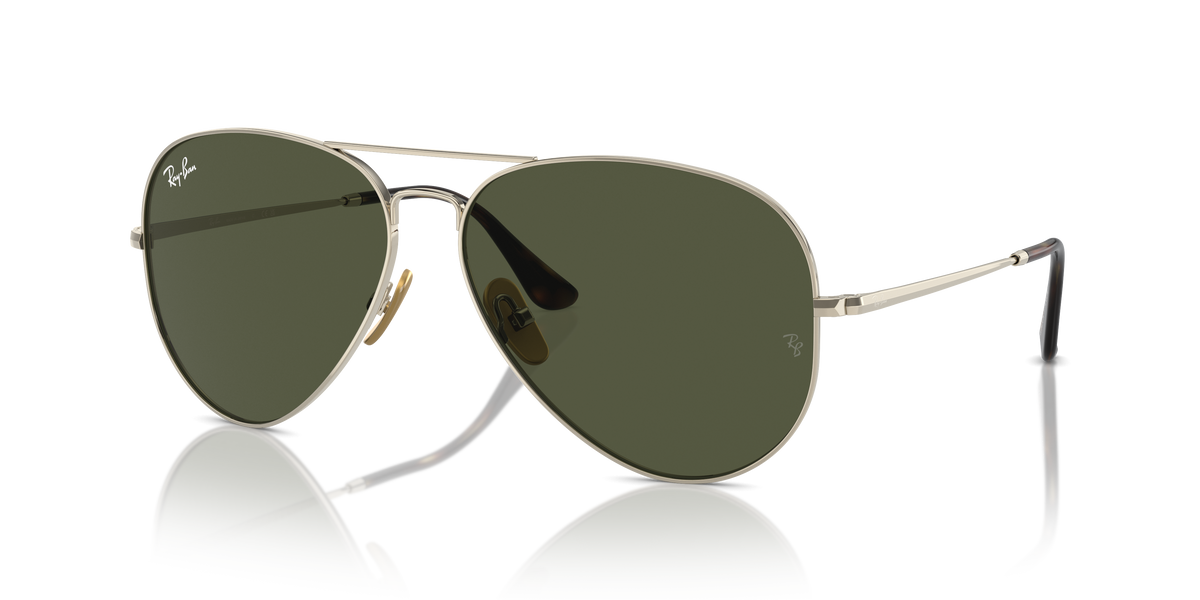 Ray-Ban RB8089 926531 钛金属飞行员太阳镜 光学镜架
