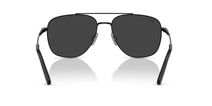 Ray-Ban RB8097 926748 钛金属方形太阳镜 59-17 — 图片 4