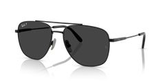 Ray-Ban RB8097 926748 钛金属方形太阳镜 59-17
