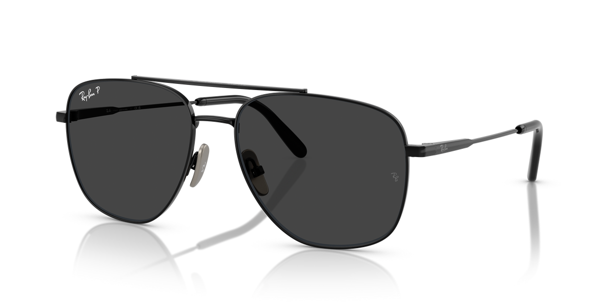 Ray-Ban RB8097 926748 钛金属方形太阳镜 59-17