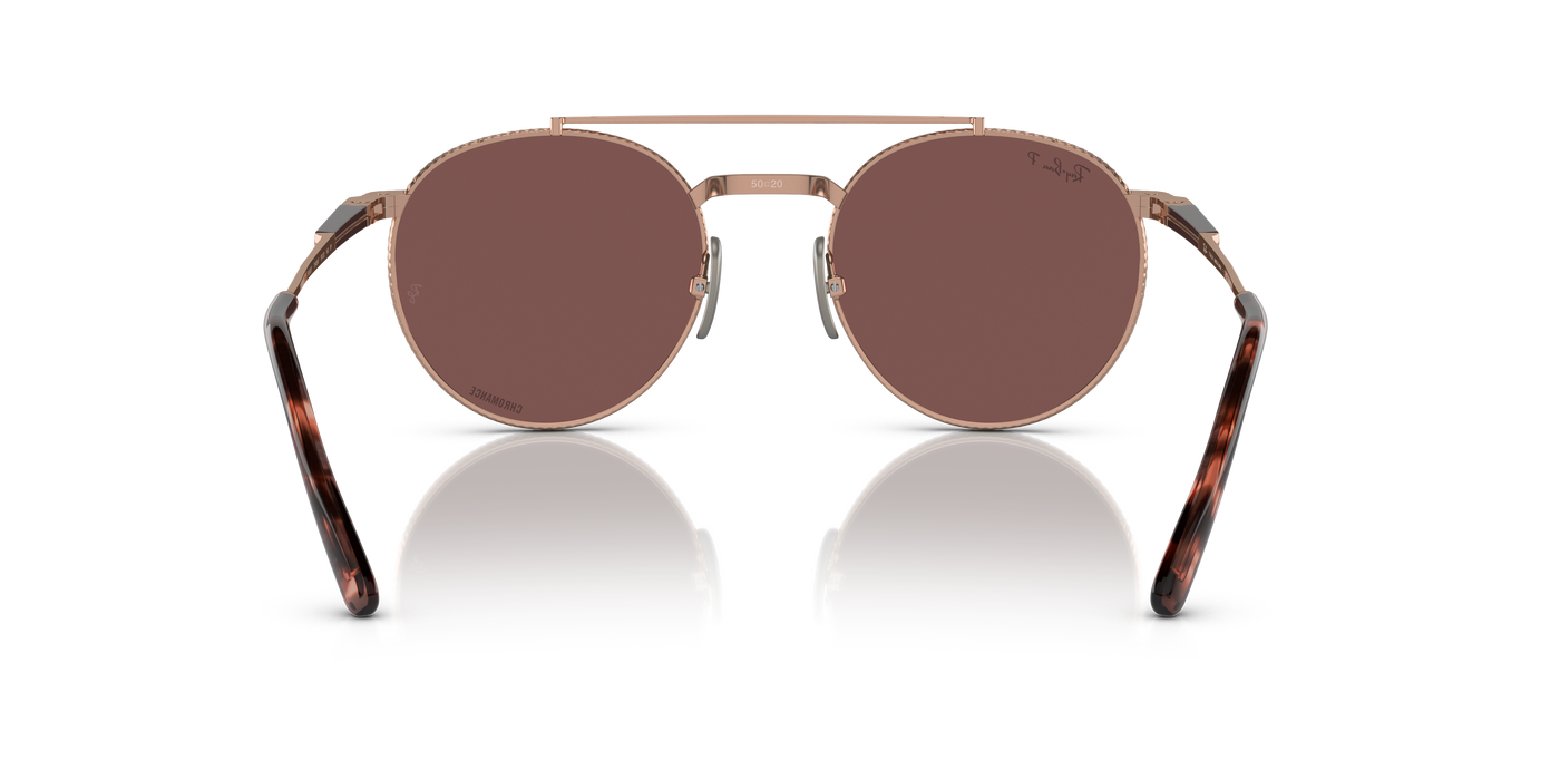 Gafas de Sol Ray-Ban Round Ii Titanium RB8237 3140AF 53 20 · vista 3